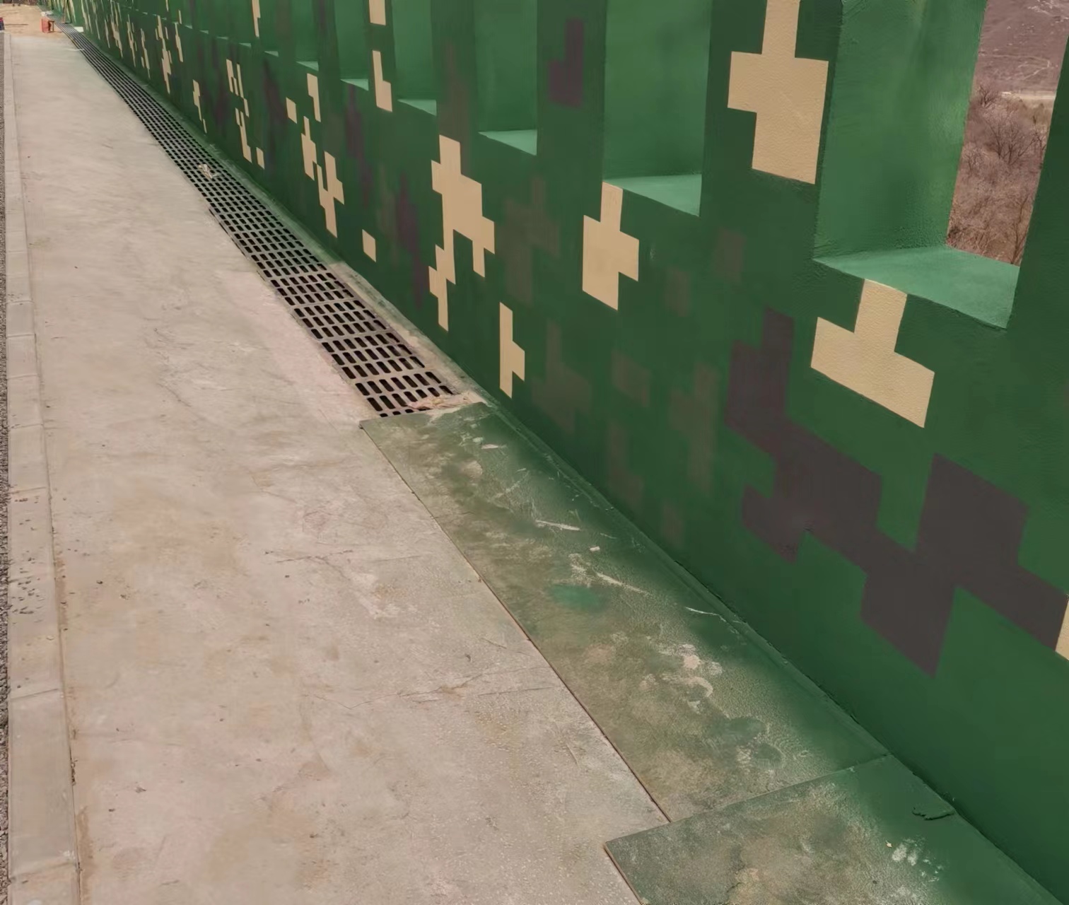 咸阳围墙迷彩喷涂,数迷彩漆